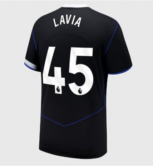 Moške Nogometnih dresov Chelsea Romeo Lavia #45 Tretji 2025-26 Kratki rokavi Moške Nogometnih dresov Chelsea Romeo Lavia #45 Tretji 2025-26 Kratki rokavi